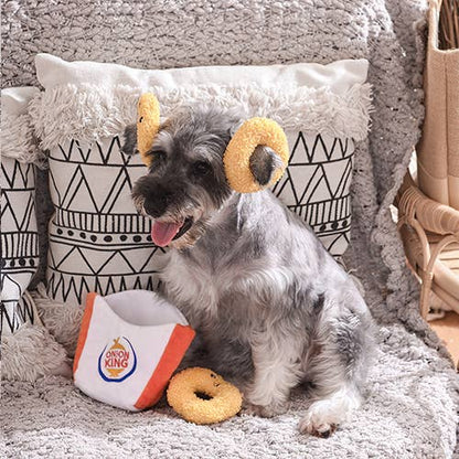Hugsmart Products Inc - HugSmart Pet - Food Party | Onion Ring - Interactive Toy