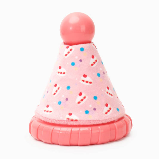 Hugsmart Products Inc - HugSmart Pet - Yappy Birthday |  Pink Party Hat - TPR Rubber