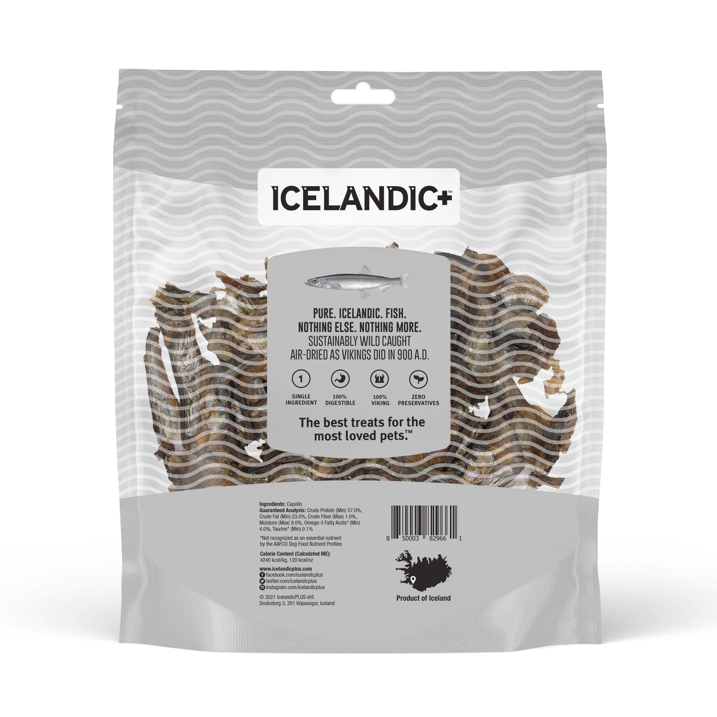 Icelandic+ - Capelin Whole Fish & Pieces Dog Treats