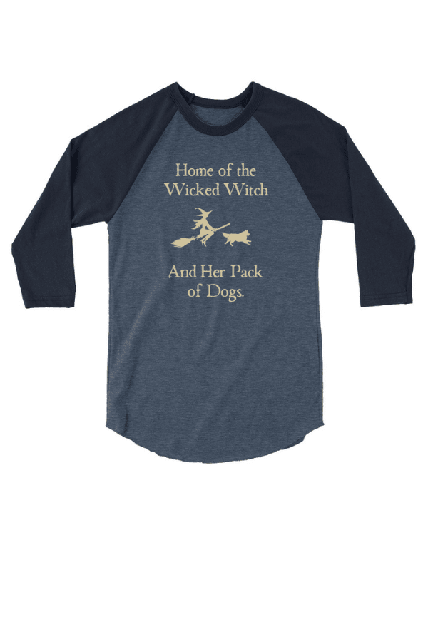 Wicked Witch 3/4 Tee (Unisex) - Doot's Pet LLC Collars For A Cause