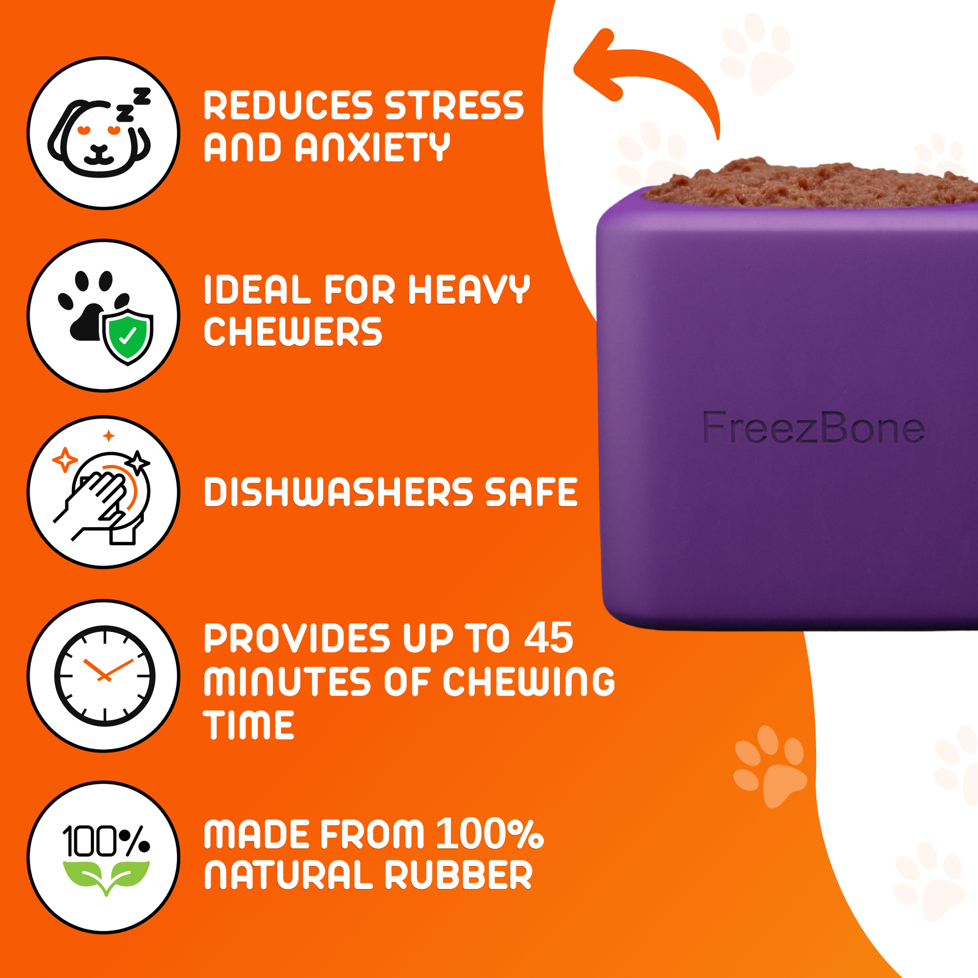 Freezbox - Super Tough Treat Toy - Doot's Pet LLC Collars For A Cause