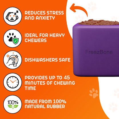 Freezbox - Super Tough Treat Toy - Doot's Pet LLC Collars For A Cause