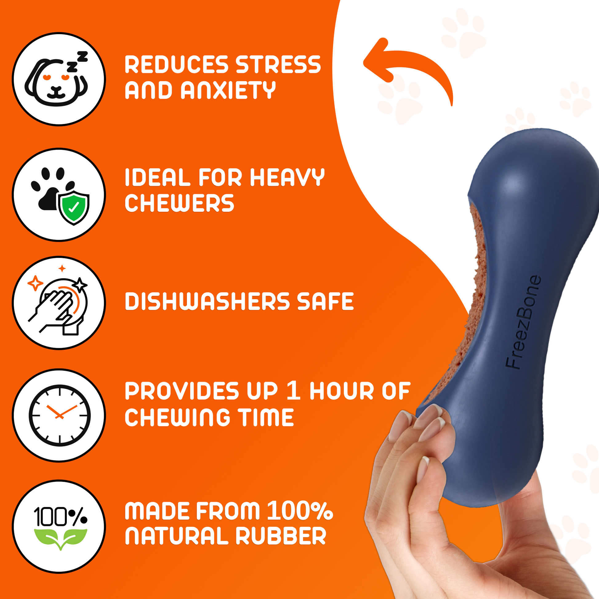 Freezstick - Indestructible Enrichment Chew - Doot's Pet LLC Collars For A Cause