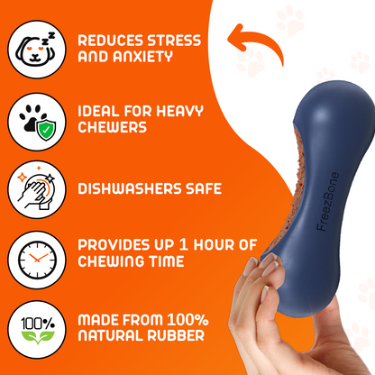 Freezstick - Indestructible Enrichment Chew - Doot's Pet LLC Collars For A Cause