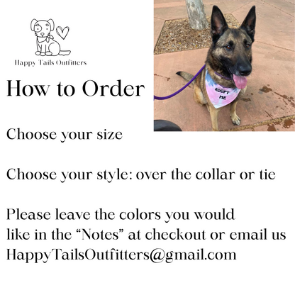 Adopt Me Tie Dye Dog Bandana Best Seller