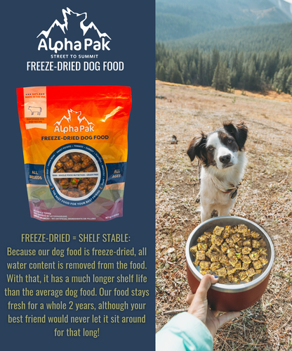 PREMIUM RAW FREEZE DRIED DOG FOOD BEEF - Doot's Pet LLC Collars For A Cause