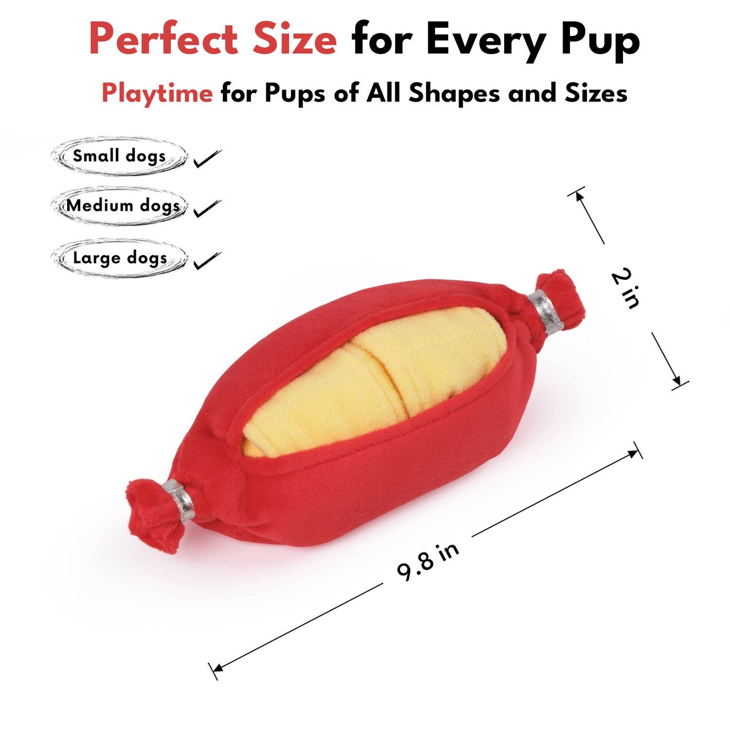 CHEWFFON - CHEWFFON Sausage Snuffle Dog Toy