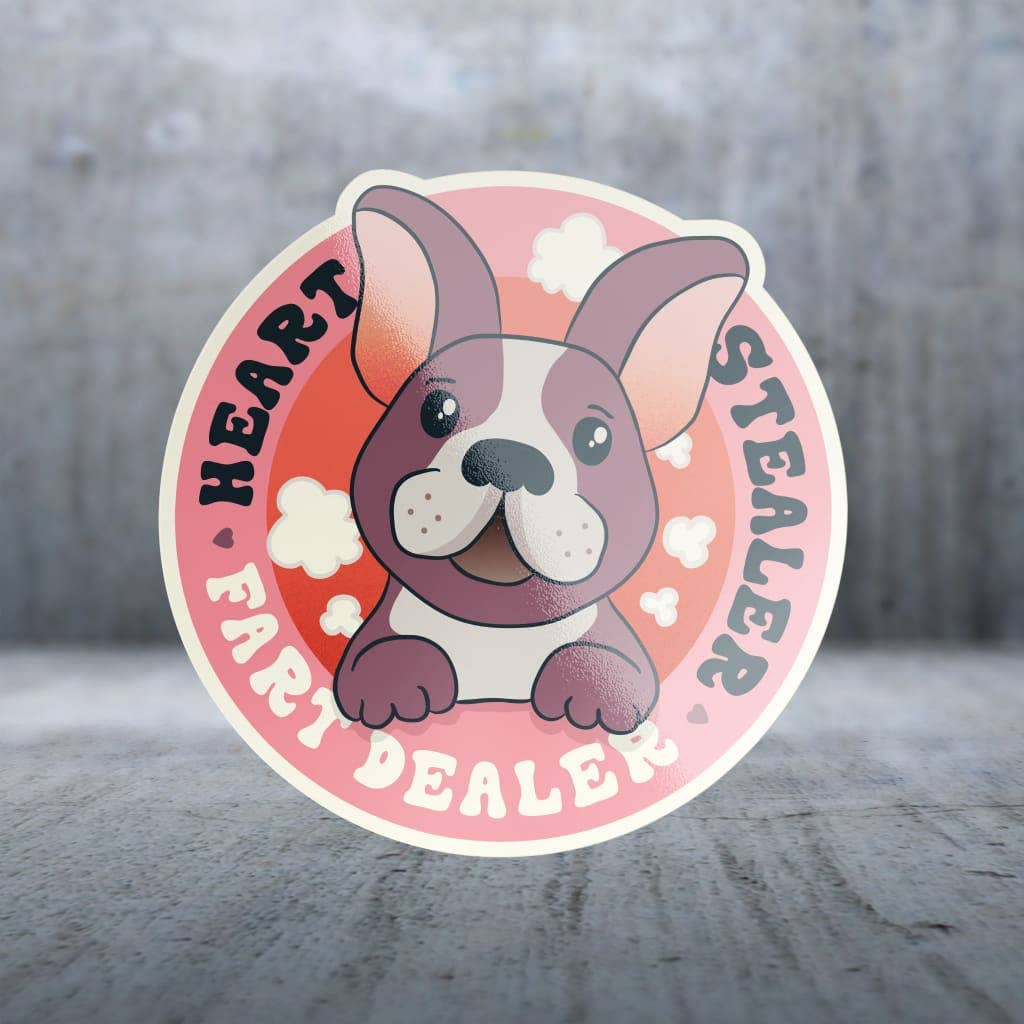 Two Feet Treats - Heart Stealer, Fart Dealer - Sticker