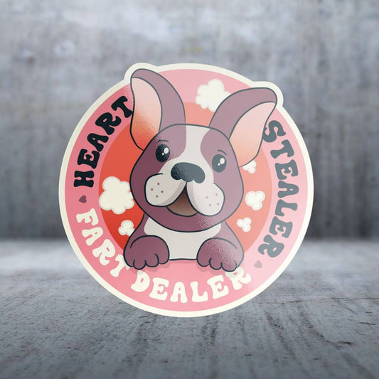 Two Feet Treats - Heart Stealer, Fart Dealer - Sticker