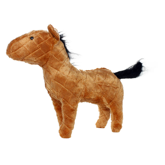 Tuffy Dog Toys - VIP Products - Mighty Farm Horse, Plush, Squeaky Dog Toy