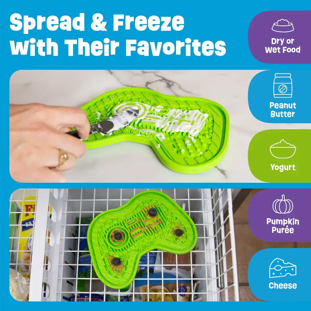 Hunger for Words and Brightkins - Brightkins™ Gamer Lick Mat