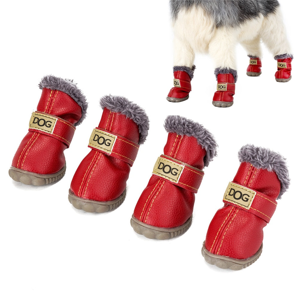 Dog Australia Waterproof Fleece-Lined Warm Dog Snow Boots - Doot's Pet LLC Collars For A Cause