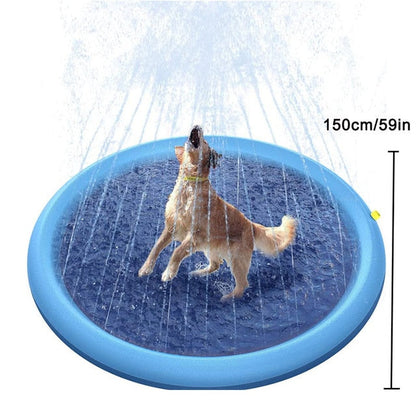 Pet Dog Sprinkler Pad Play Cooling Mat - Doot's Pet LLC Collars For A Cause