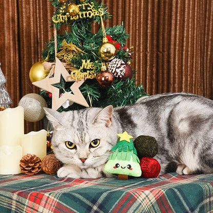 Hugsmart Products Inc - HugSmart Pet - Holiday Feline  | Xmas Tree - Cat Toy