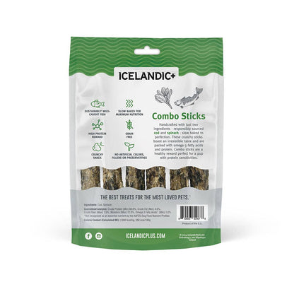 Icelandic+ - Cod & Spinach Combo Sticks For Dogs