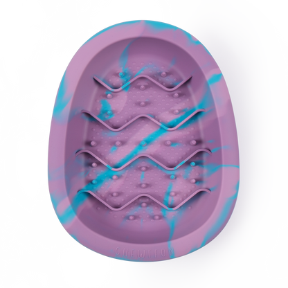 CHEWFFON - CHEWFFON Interactive Dog Lick Bowl-Blueberry Large