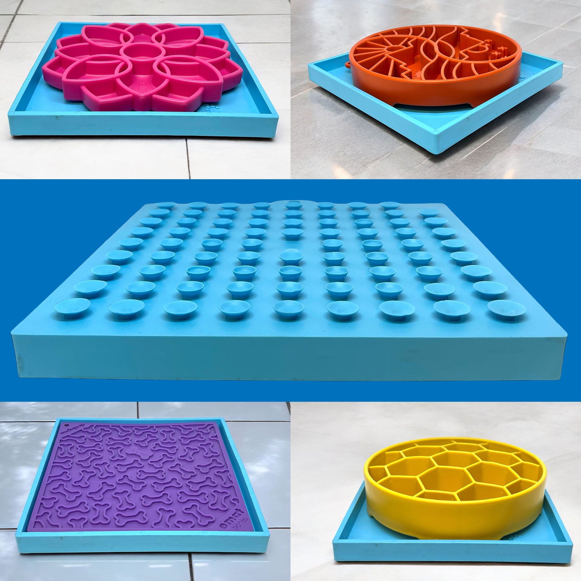 Hold 'em Suction Cup Holder for Dog Bowls & Lick Mats | USA Made - Doot's Pet LLC Collars For A Cause