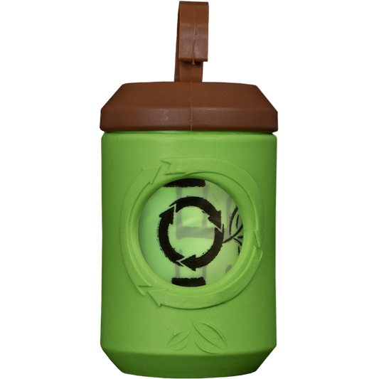 beyondGREEN Dog Poop Bag Leash Dispenser – Clip-On Holder Fits Standard Rolls – Durable & Portable - Doot's Pet LLC Collars For A Cause