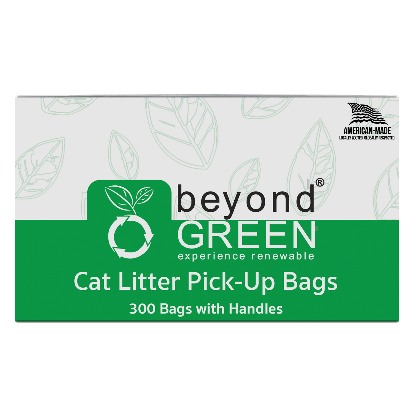 beyondGREEN Cat Litter Bags with Handles – Made in USA, Leak-Resistant & Easy-Tie - Doot's Pet LLC Collars For A Cause