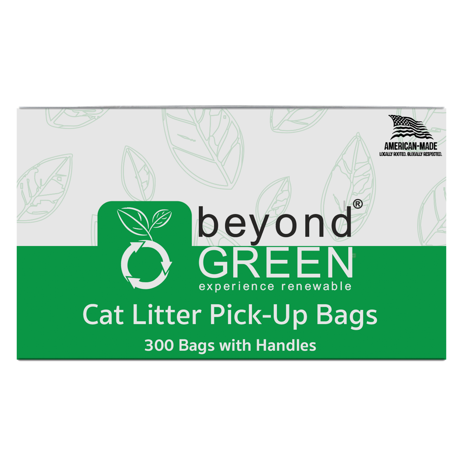 beyondGREEN Cat Litter Bags with Handles – Made in USA, Leak-Resistant & Easy-Tie - Doot's Pet LLC Collars For A Cause