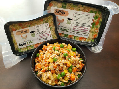 Chicken and Salmon Combo - case includes 24, 8oz meals - Doot's Pet LLC Collars For A Cause