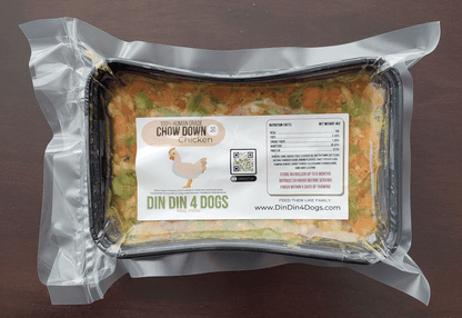 Small Breed - Chow Down Chicken, case includes 30, 4oz meals - Doot's Pet LLC Collars For A Cause