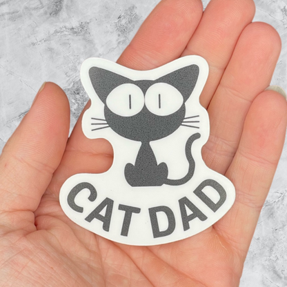 Koira - Cat Dad Vinyl Sticker