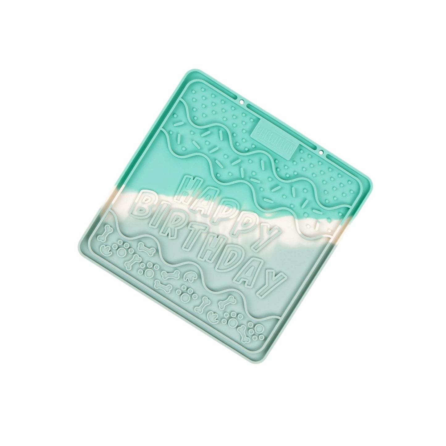 CHEWFFON - CHEWFFON Birthday Silicone Lick Mat - Seafoam Mist