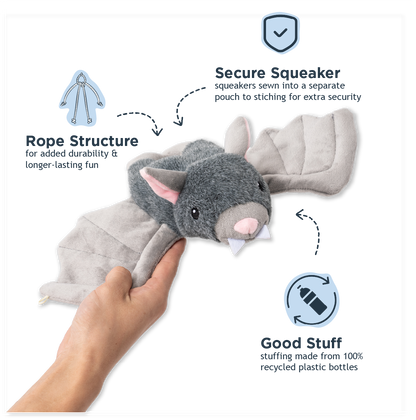 Tall Tails - Bat Fling and Fetch Toy for Dogs