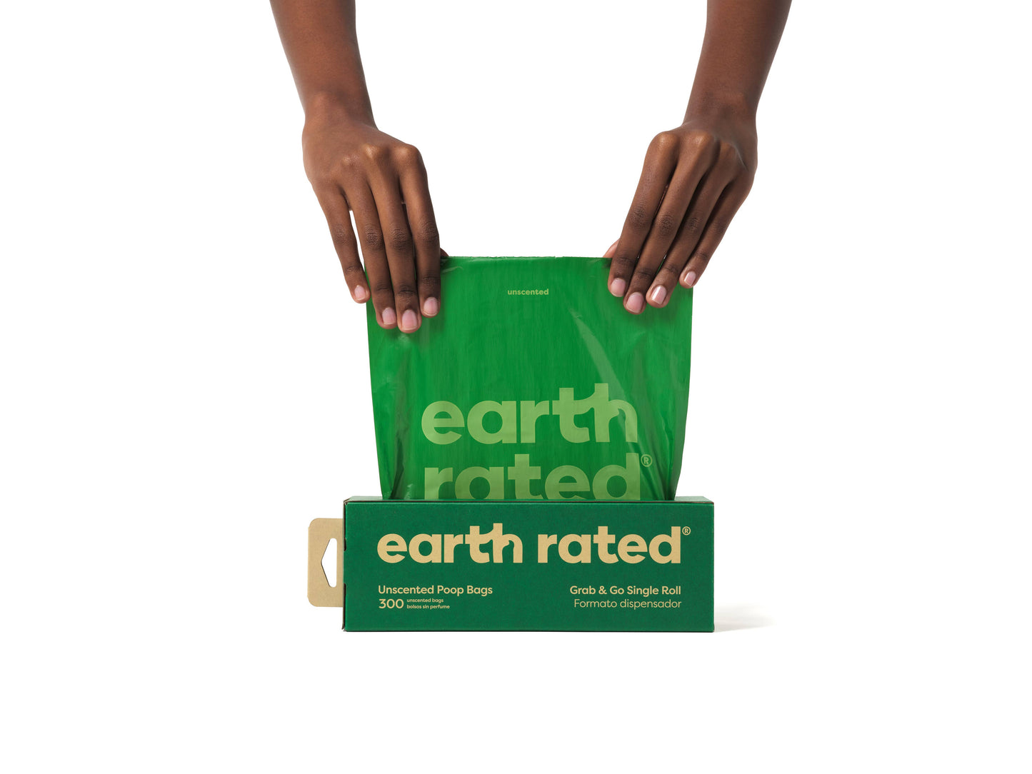Earth Rated Unscented Poop Bags 300ct on a Large Single Roll