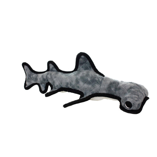 Tuffy Dog Toys - VIP Products - Tuffy Ocean Hammerhead, Durable, Tough, Squeaky Dog Toy