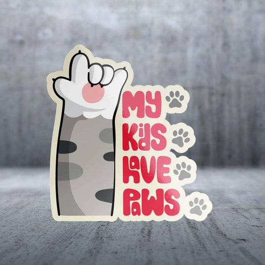 Two Feet Treats - My Kids Have Paws - Sticker