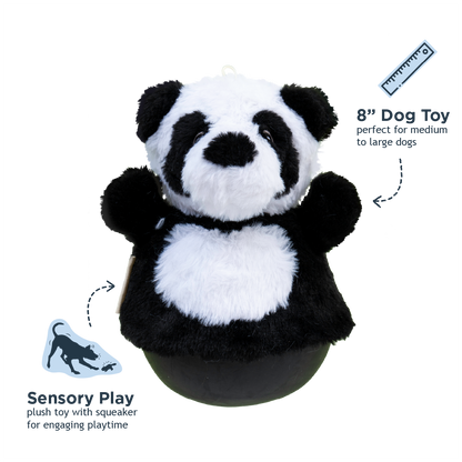 Tall Tails - Panda Roly Poly Dog Toy