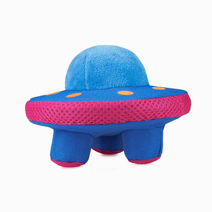 Hugsmart Products Inc - HugSmart Pet - Space Paws | UFO - Dog Plush Toy