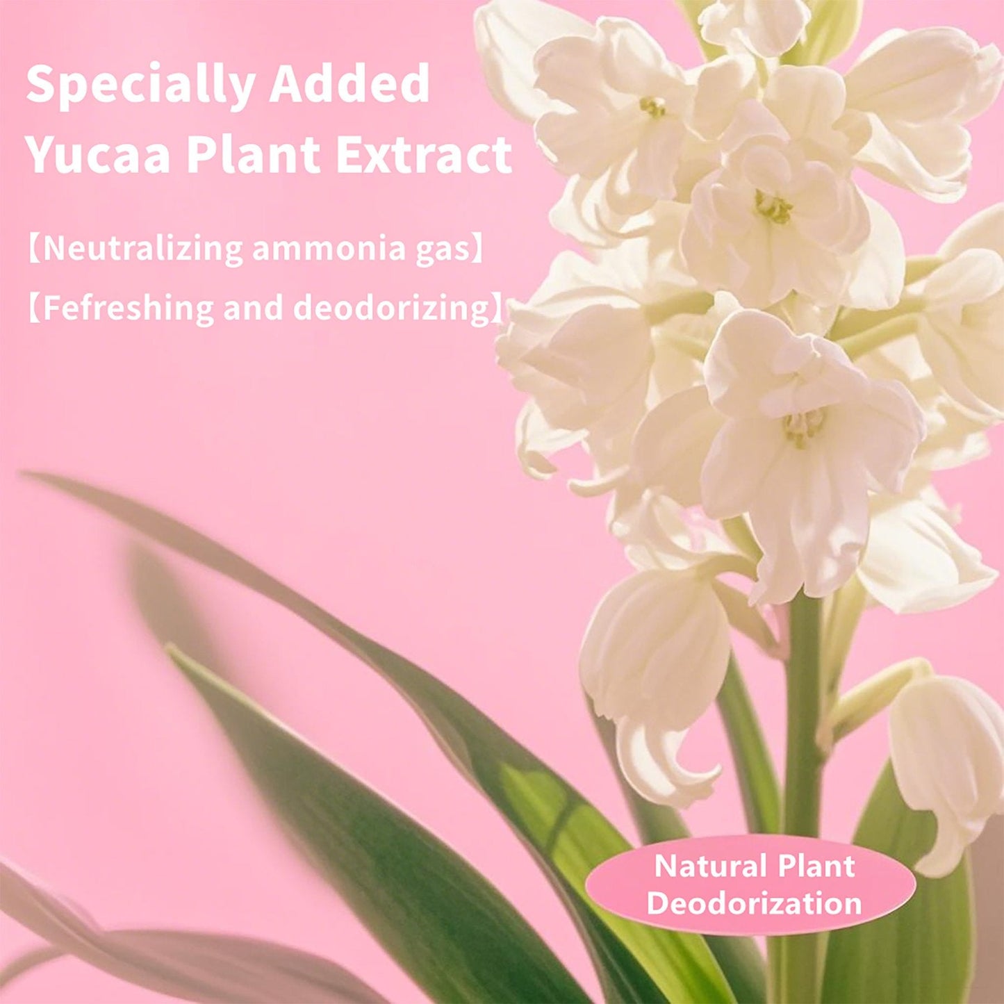 5-In-1 Cat Litter White Blosoom Scent, Yucca Enhanced