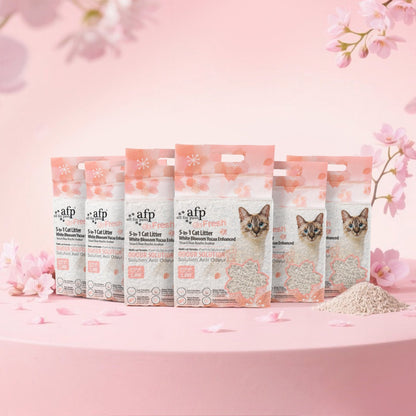 5-In-1 Cat Litter White Blosoom Scent, Yucca Enhanced