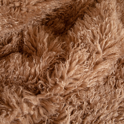 PupRug® Luxe Faux Fur Orthopedic Dog Bed -  Plush Sheep Tan - Doot's Pet LLC Collars For A Cause