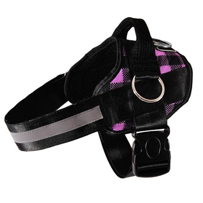Joyride Harness - Purple Plaid Joyride Basic Essential Dog Harness 1.0 - XL