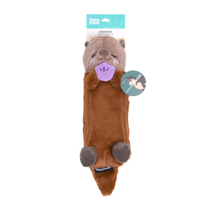 ZippyPaws - Snooziez with Shhhqueaker - Otter