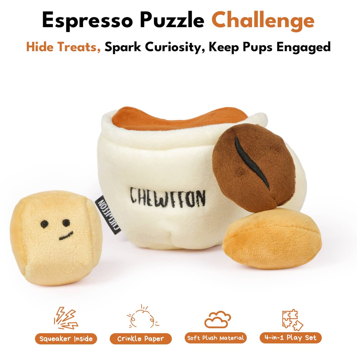 CHEWFFON - CHEWFFON Expresso Squeaky Toys