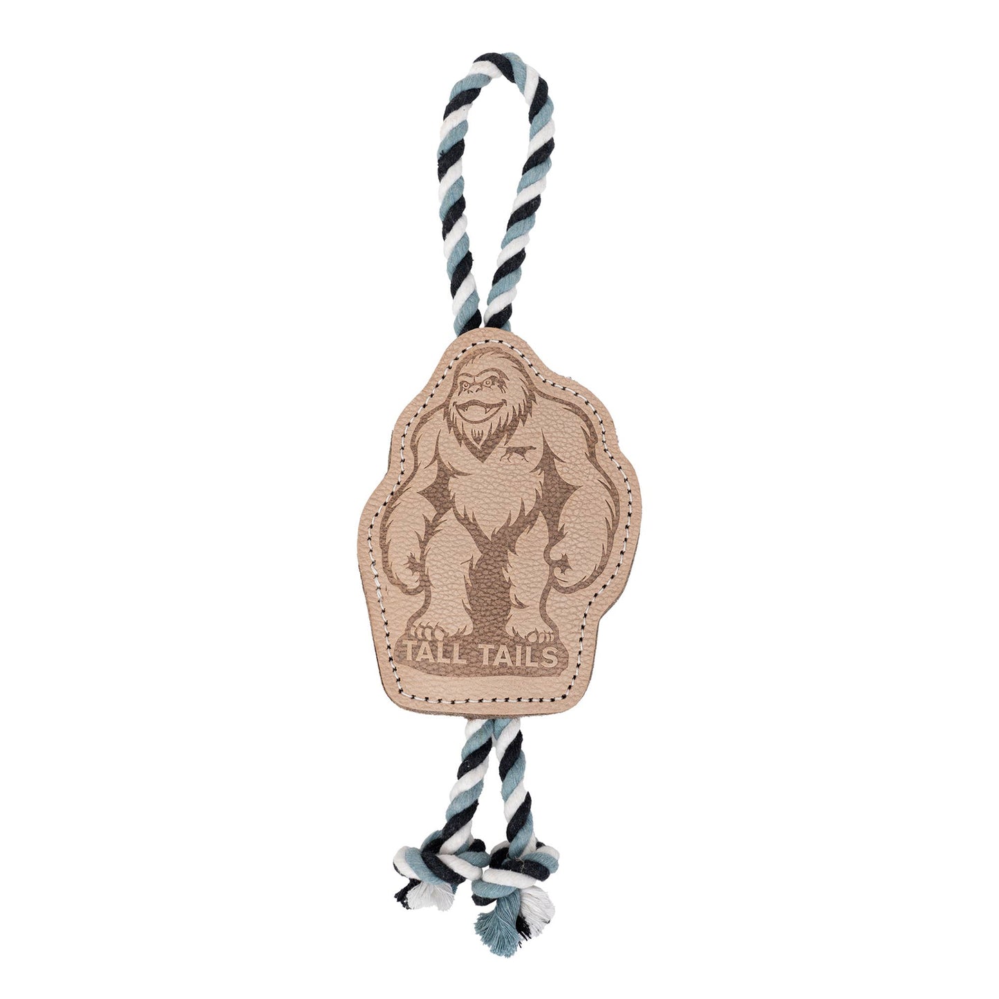 Tall Tails - Tall Tails Natural Leather Big Foot Tug Dog Toy