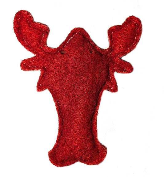 Barker's Bowtique - Hip Doggie -  Organic Vegetable Dental Toy - Red Lobster