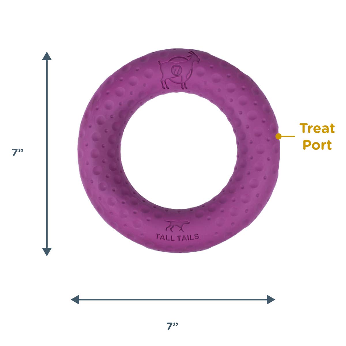 Tall Tails - GOAT Sport Ring Dog Toy - Large