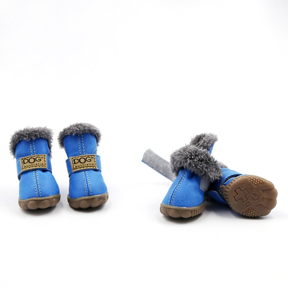 Dog Australia Waterproof Fleece-Lined Warm Dog Snow Boots - Doot's Pet LLC Collars For A Cause