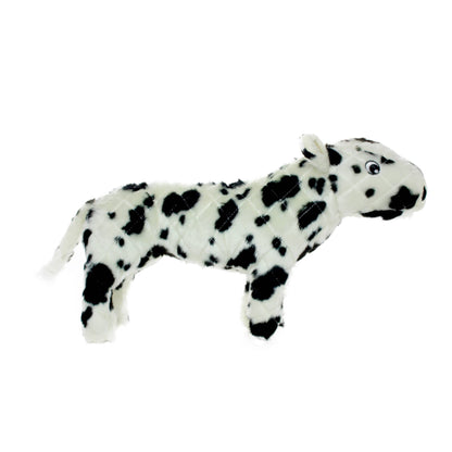 Tuffy Dog Toys - VIP Products - Mighty Farm Cow, Plush, Squeaky Dog Toy
