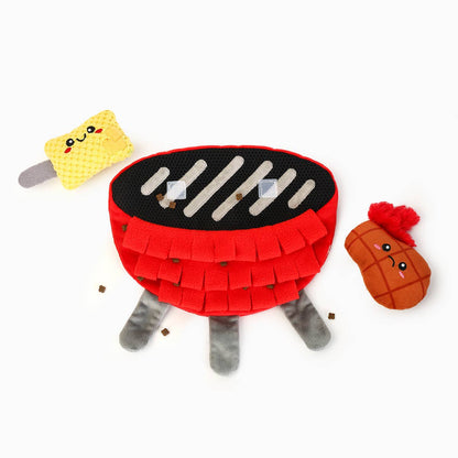 Hugsmart Products Inc - Oriland Pet - Beach Daze | BBQ Grill - Dog Plush Toy