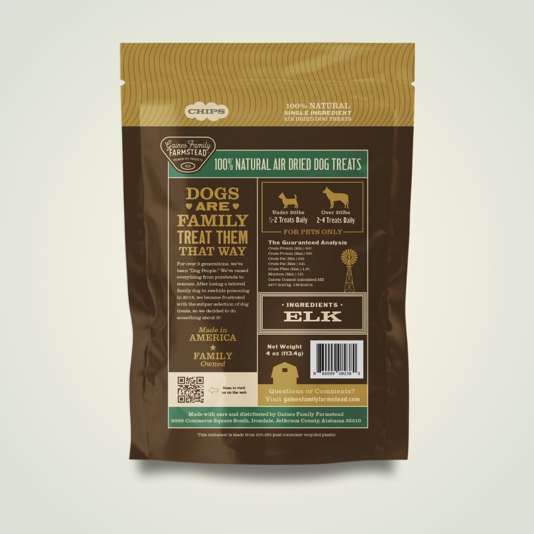 Elk Chips - Doot's Pet LLC Collars For A Cause