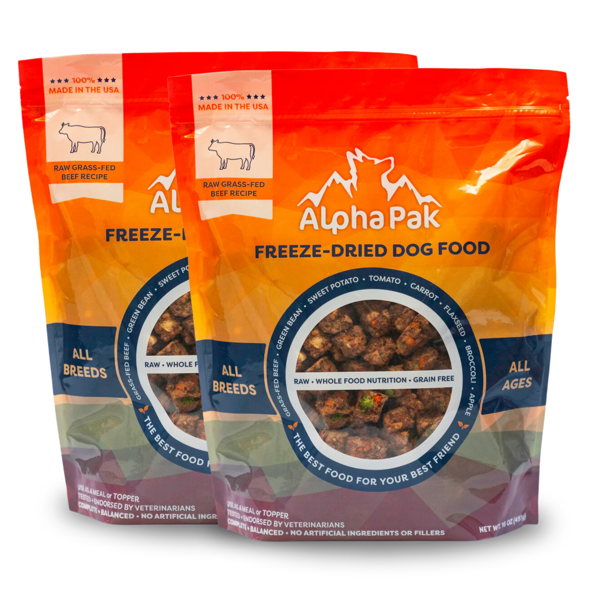 PREMIUM RAW FREEZE DRIED DOG FOOD BEEF - Doot's Pet LLC Collars For A Cause