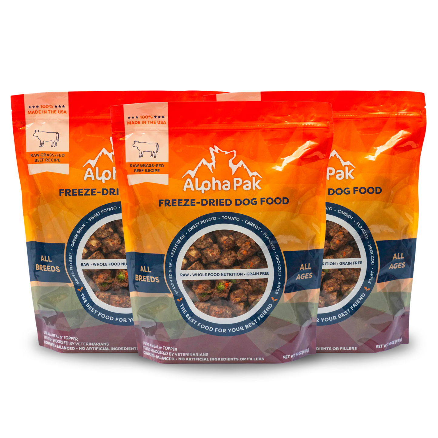 PREMIUM RAW FREEZE DRIED DOG FOOD BEEF - Doot's Pet LLC Collars For A Cause