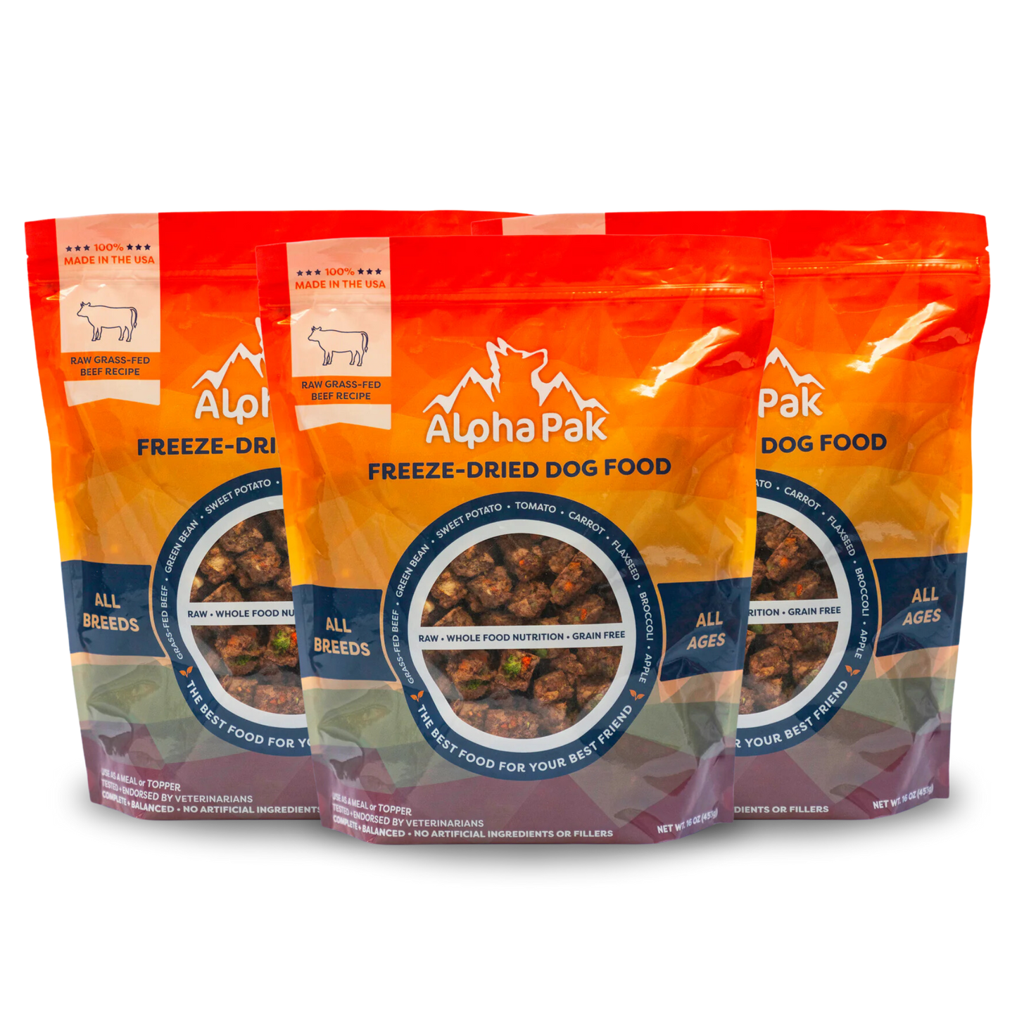 PREMIUM RAW FREEZE DRIED DOG FOOD BEEF - Doot's Pet LLC Collars For A Cause